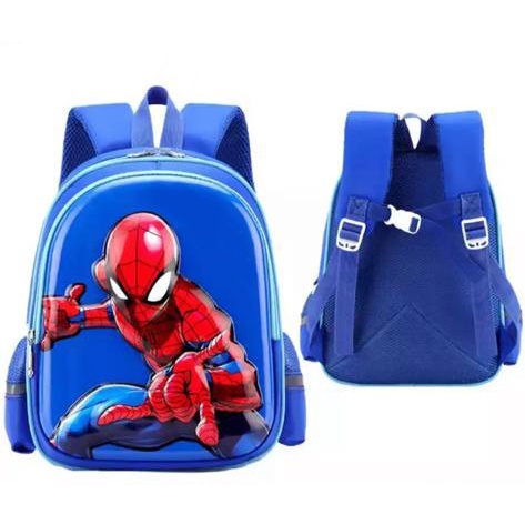 BPT Tas Ransel Anak sekolah Superhero Spiderman Terbaru Populer Favorite Anak tk sd smp HIhg Quality