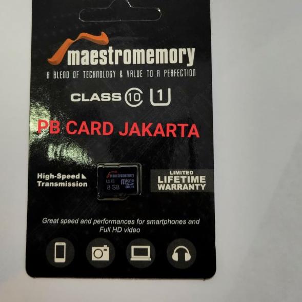 Micro Sd Maestro 8gb class6