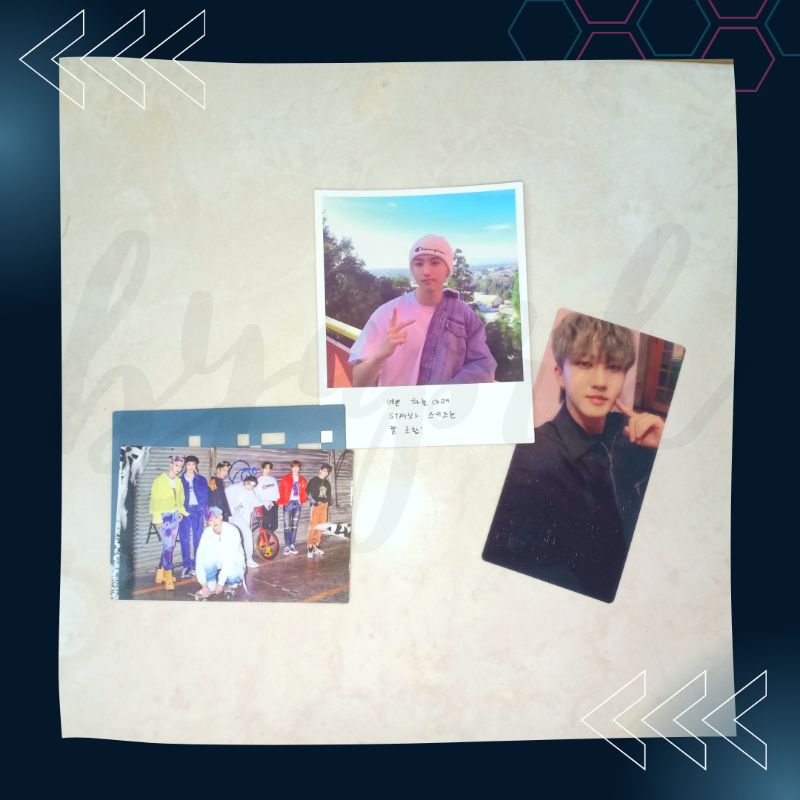 [READY] Stray Kids Go Live Polaroid HAN + Benefit Changbin