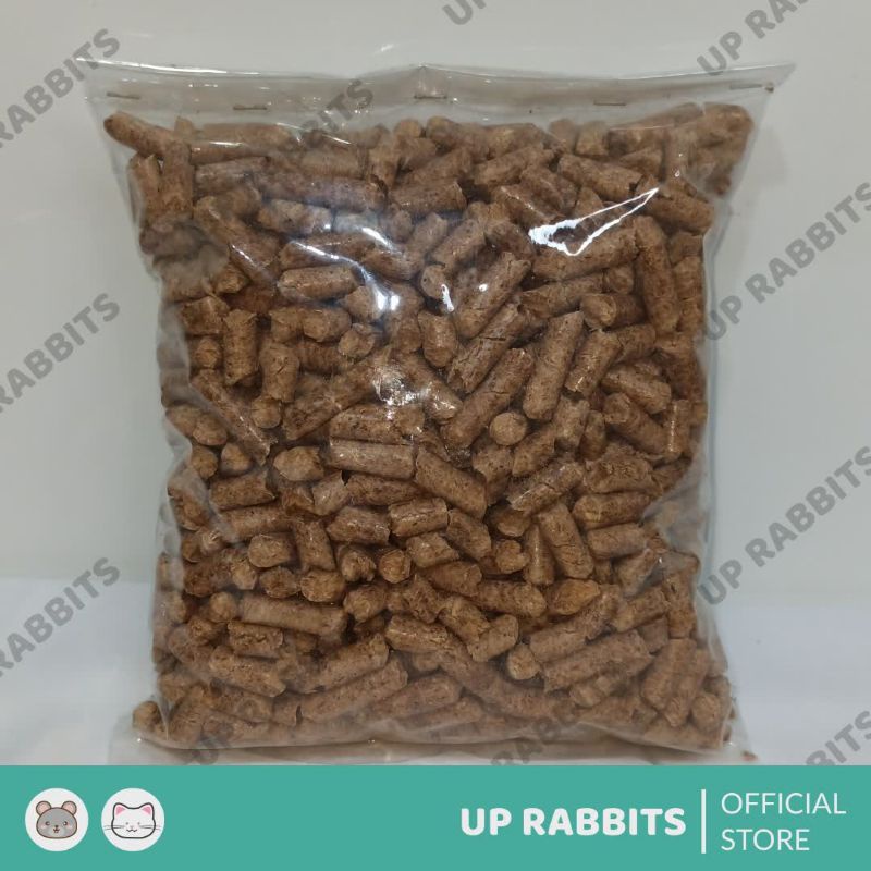 wood pelet serbuk kayu penyerapan kotoran kucing kelinci