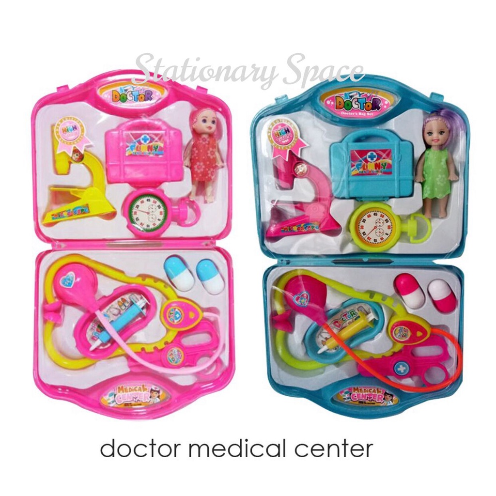 Mainan Anak Tas Dokter Dokteran Little Barbie Koper