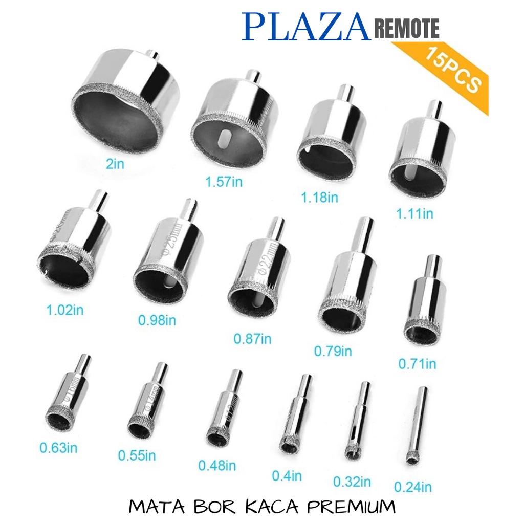 MATA BOR KACA KERAMIK GRANITE DIAMOND GLASS PREMIUM AWET 40 MM