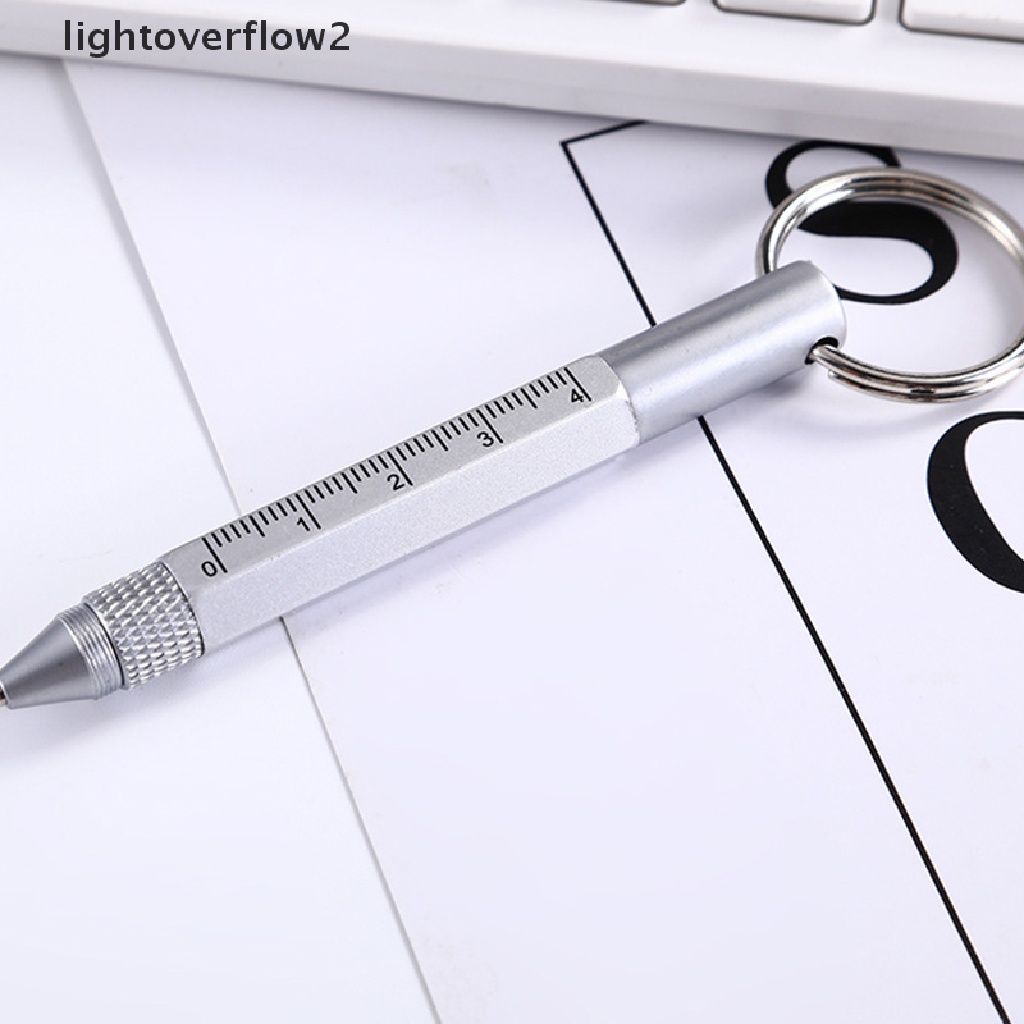 (lightoverflow2) Pulpen Mini Portable Bahan Metal (ID)