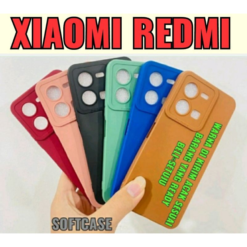 Silicon Polos Pro Camera Soft Case Macaron Warna Warni Xiaomi Redmi All Tipe