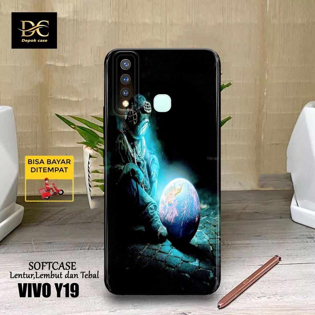 Case VIVO Y19 - Casing VIVO Y19 Terbaru - Depok case [ Astronot ] Casing Hp - Kesing Hp VIVO Y19 - C
