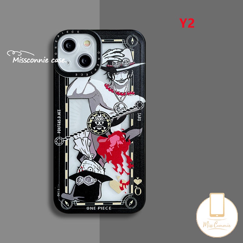 Soft Case Tpu Motif One Piece Untuk IPhone 6 7 Plus 11 Pro Max XR 12 14 13 Pro Max X XS Max 14 Plus 6s 8 Plus SE 2020