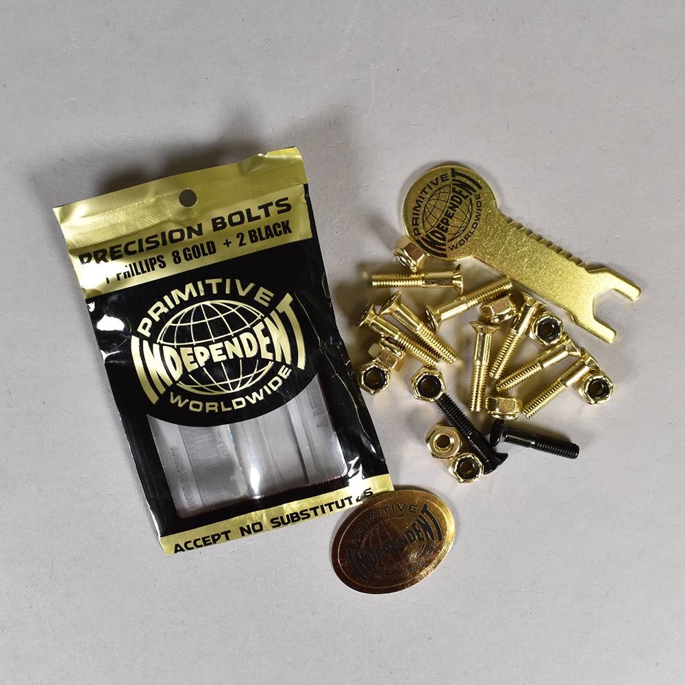 Independent x Primitive Nut Bolt Gold