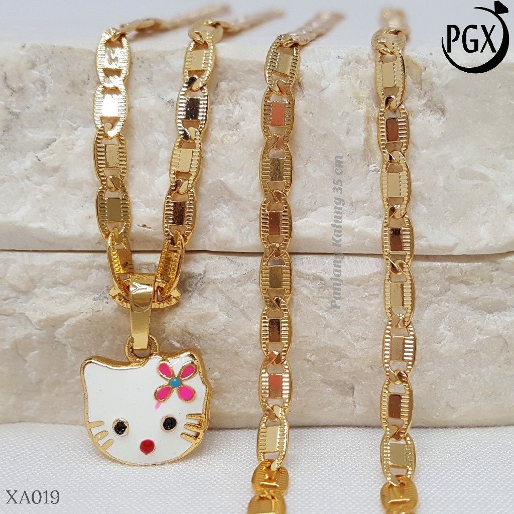 PGX Kalung Anak Perempuan Xuping Lapis Emas Aksesoris Fashion Perhiasan Premium - XA019