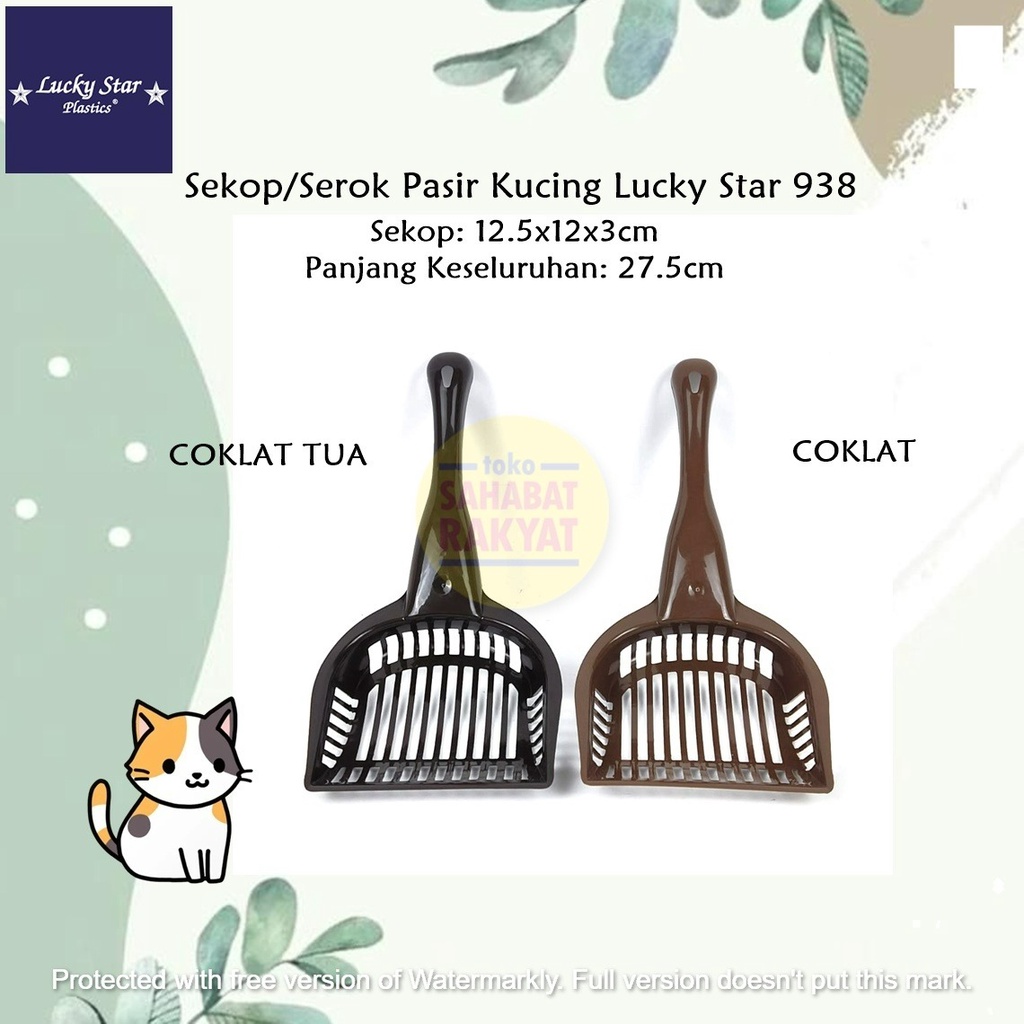 AKH005 Sekop/Serok Pasir Kucing Lucky Star 938