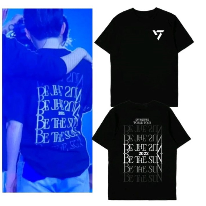 Kaos seventeen be the sun Indonesia konser