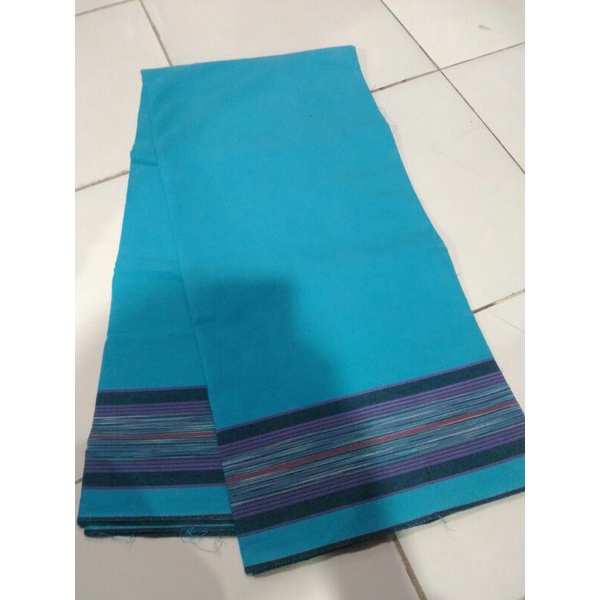 KAIN TENUN LURIK KOMBINASI POLOS TUMPAL