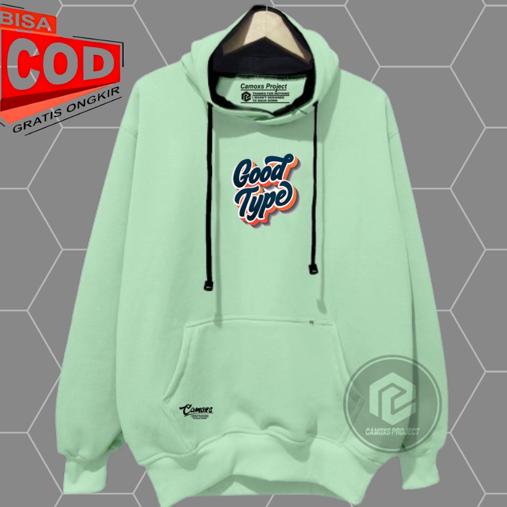 Sweater hoodie keren pria distro ori 2022 sablon good type Jaket pria hijau mint terbaru 2022 bahan katun Camoxs Hoodie branded pria Switter cowok