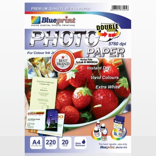 

kertas foto double sided 220gsm - BLUEPRINT