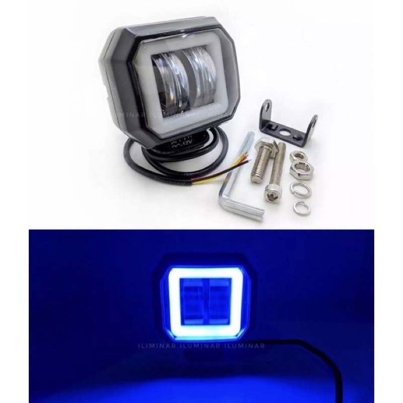Lampu tembak daymaker mini 3lensa waterproof
