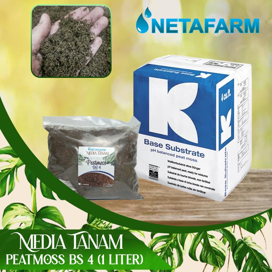 Media Tanam PEATMOSS BS 4 - Kemasan 1 Liter