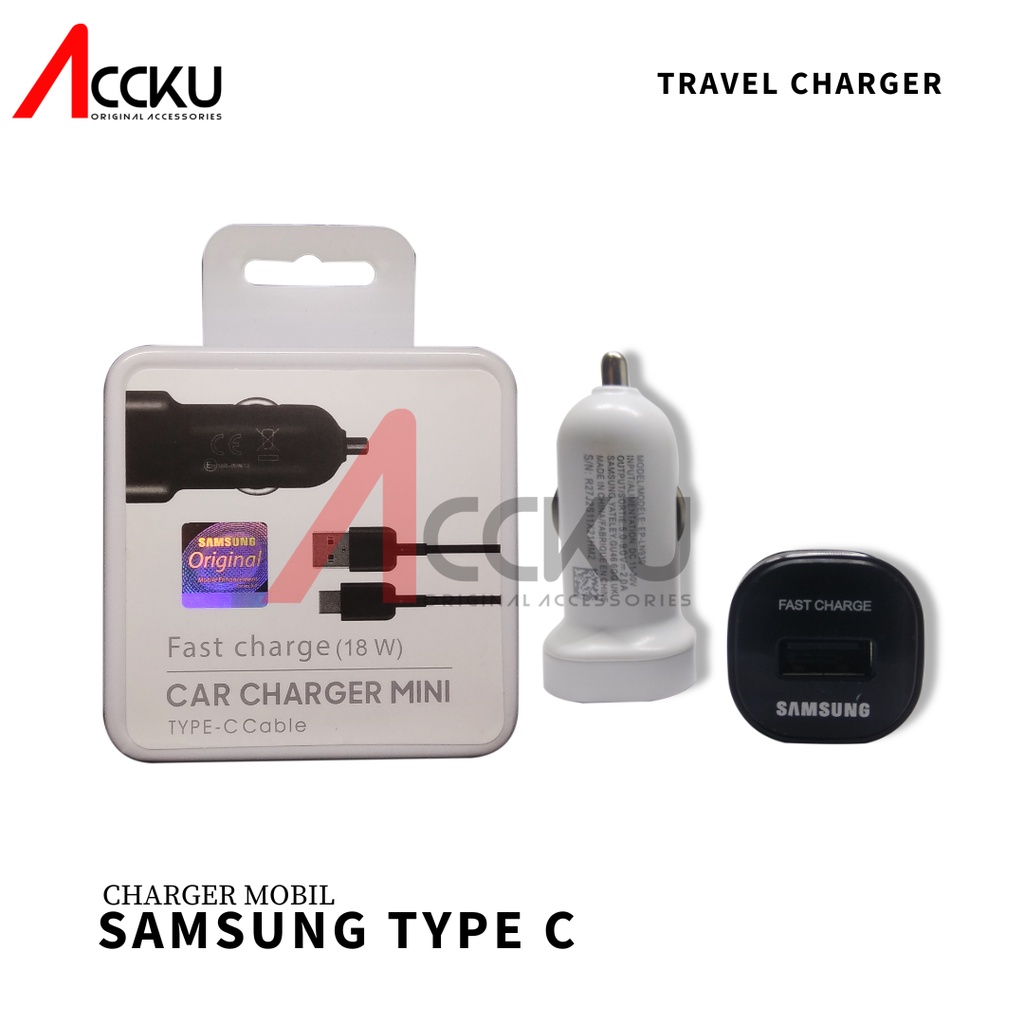 Mobil Samsung Original 100% Charger Mobil Type C Charger Samsung Galaxy S8 TYPE-C Fast Charging