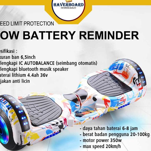 TRXf4F9r--(GARANSI) HAVERBOARD TOP QUALITY 6,5 inch bluetooth hoverbot hoverboard listrik anak murah