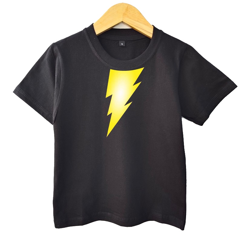 Kaos Anak Shazam Black Adam 6 Warna