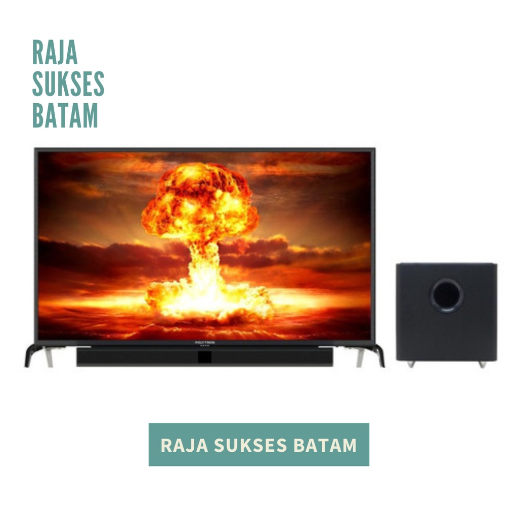 TV LED POLYTRON 40 INCH / 40" 40B8850 CINEMAX SOUNDBAR batam