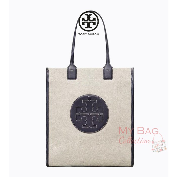 Tory Burch Ella Canvas Tall Tote Bag