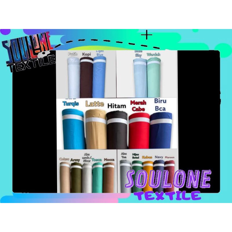 KAIN SPREI POLOSAN / KAIN SPREI METERAN / KAIN POLOS WARNA / KAIN METERAN / SPREI POLOS / SPREI WARN