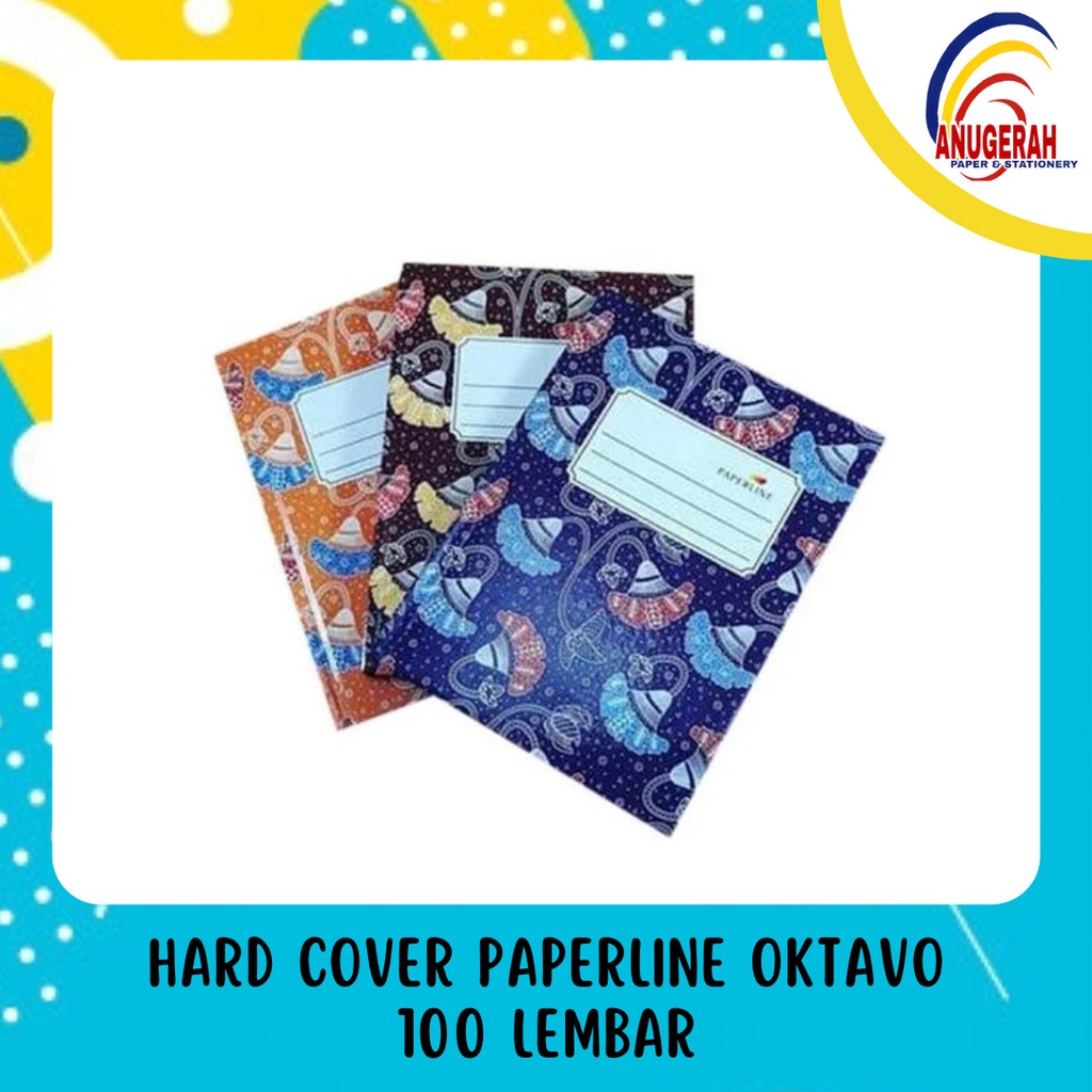 

HARD COVER PAPERLINE OKTAVO 100 LEMBAR (PCS)