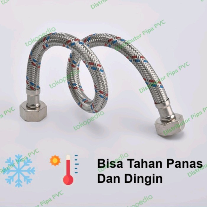 Terbatas Flexible Hose Keran Air Panas Flexible Hose Selang Air Panas Fitting Sale