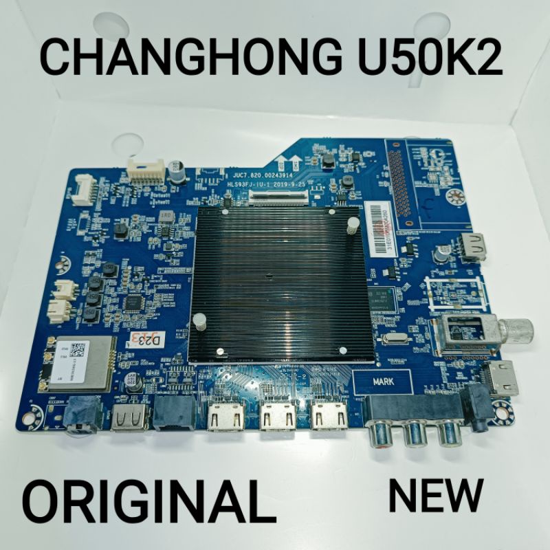 JUC7. 820.00243914 MAINBOARD TV CHANGHONG U50K2 MB TV CHANGHONG U50K2 mainboard tv changhong u50k2