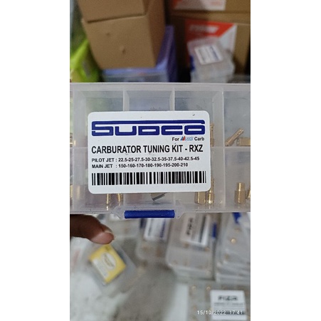 PILOT & MAIN JET TUNING KIT SET KARBURATOR YAMAHA RXZ RX-Z  RX Z SIZE PJ 22.5 25 27.5 30 32.5 35 37.