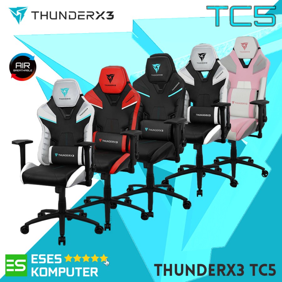 Gaming Chair ThunderX3 TC5 - Kursi Gaming - Class-4 Hydraulic Gas Lift