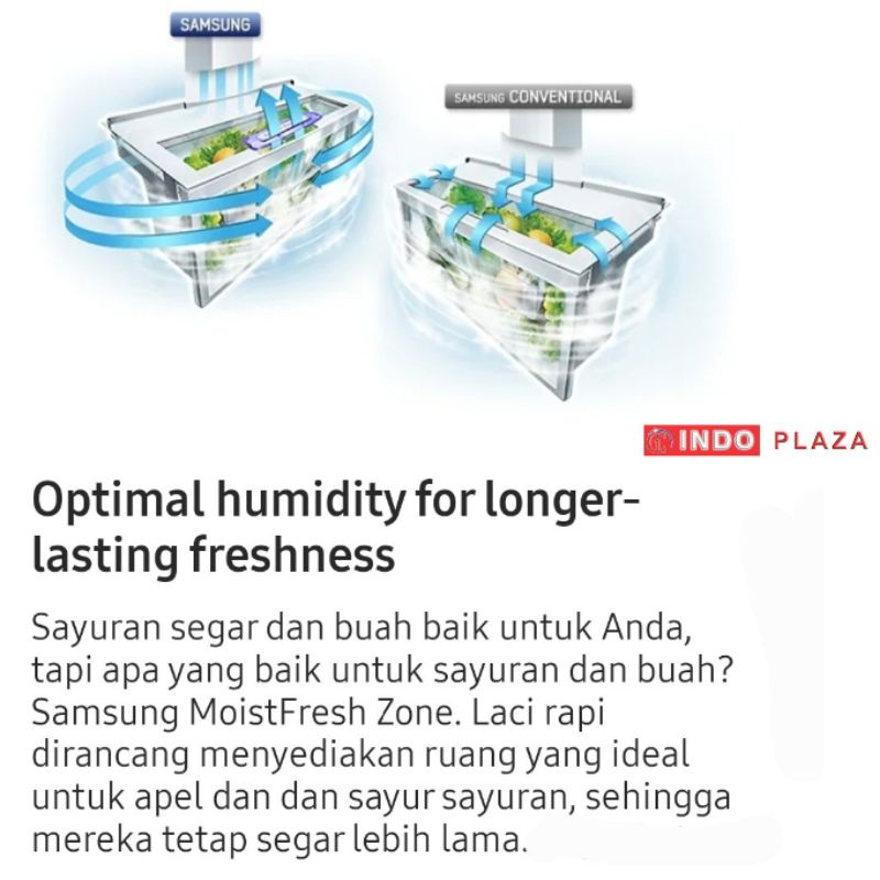 KULKAS SAMSUNG 2 PINTU INVERTER RT20FARWDSA