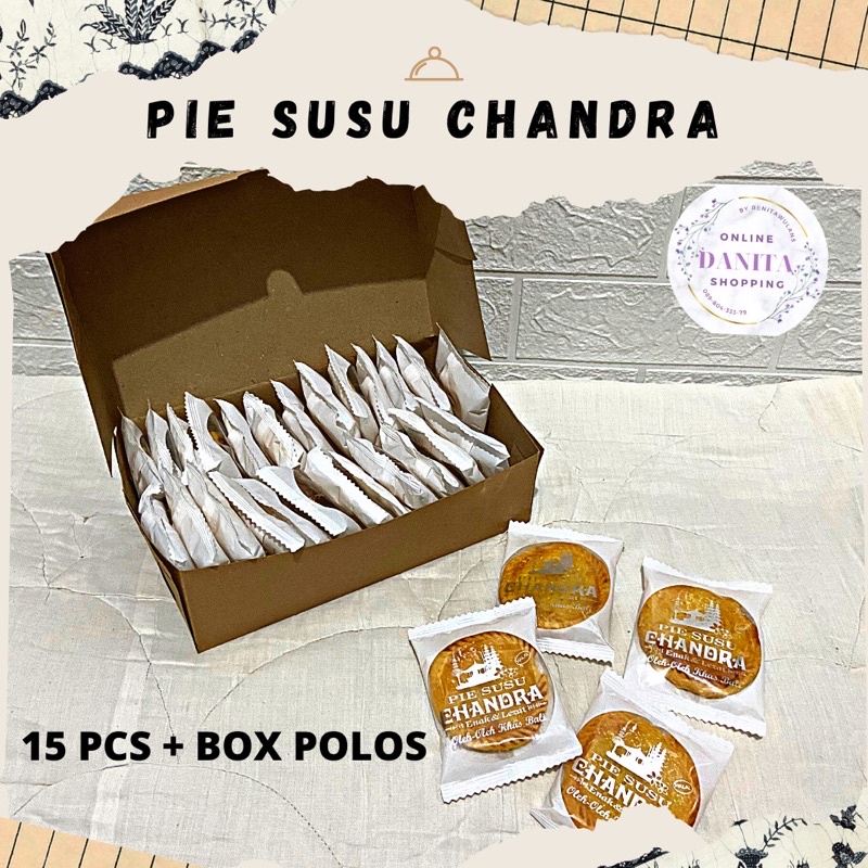 [BALI] - Pie Susu || Pie Kacang || Cokies Chandra isi 10 Pcs