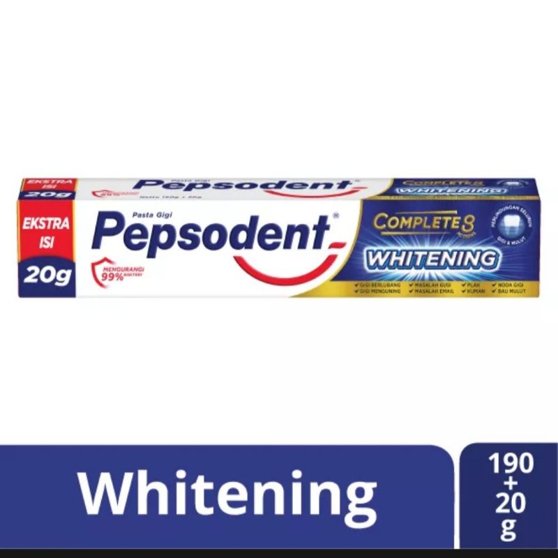 PEPSODENT Complete 8 Plus Whitening 190g