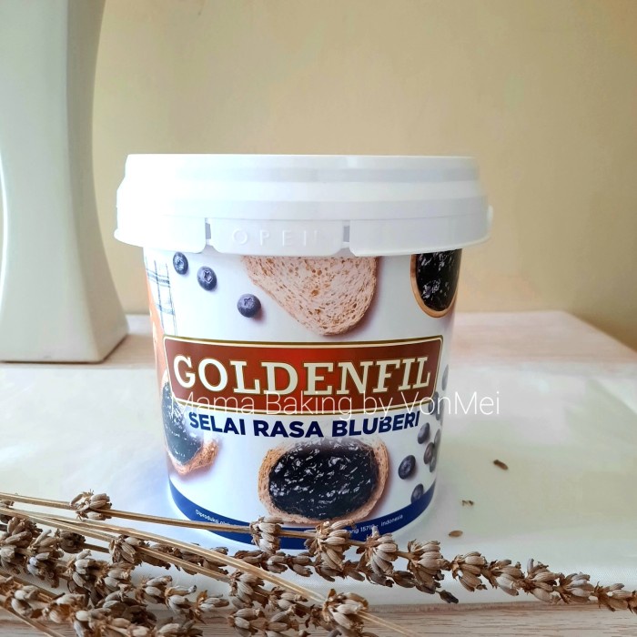 

GOLDENFIL Bluberi Selai Isian Blueberry Jam Filling Goldenfil 500g Rep