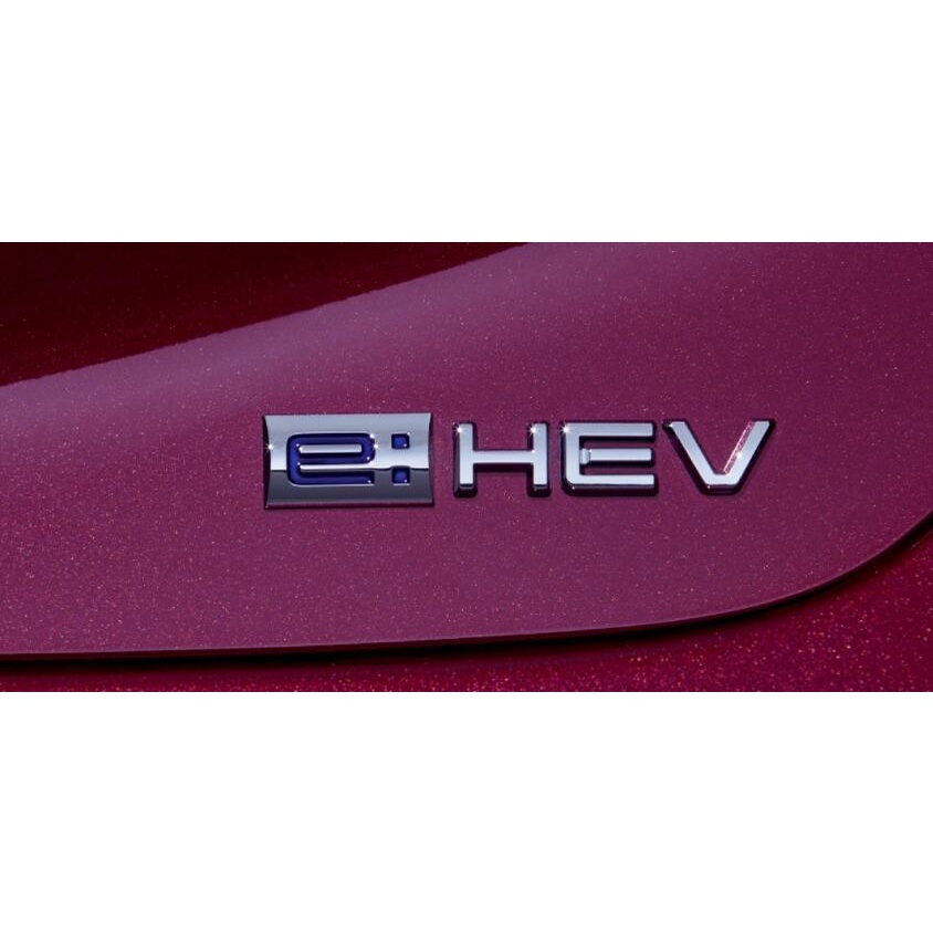 1pc Stiker Emblem Logo E: Hev Bahan ABS Krom Untuk Bagasi Belakang Mobil HONDA CIVIC CRIDER