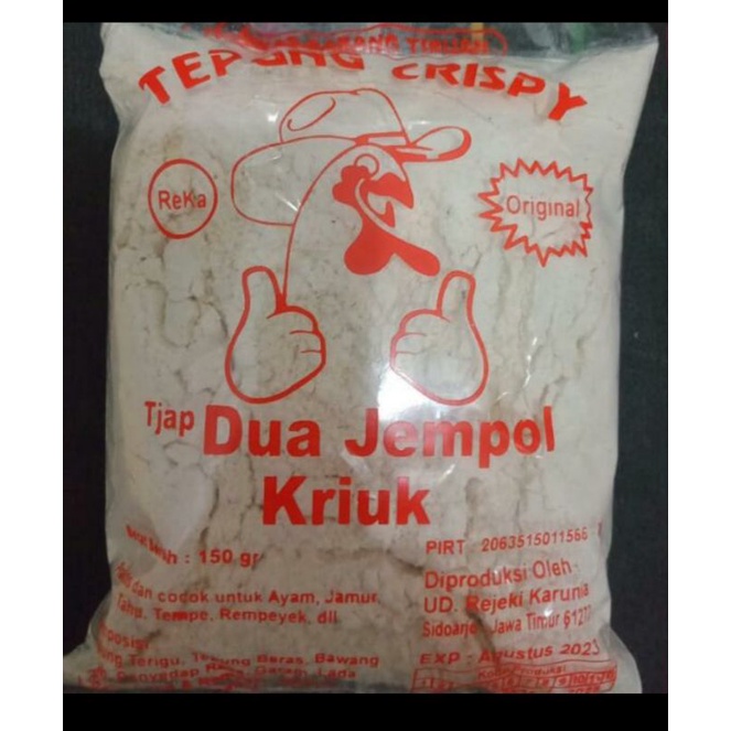 

tepung crispy kriuk "dua jempol