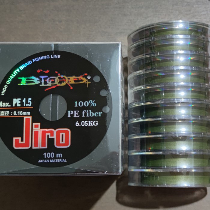 Senar PE Blood Jiro Braid Japan Fiber