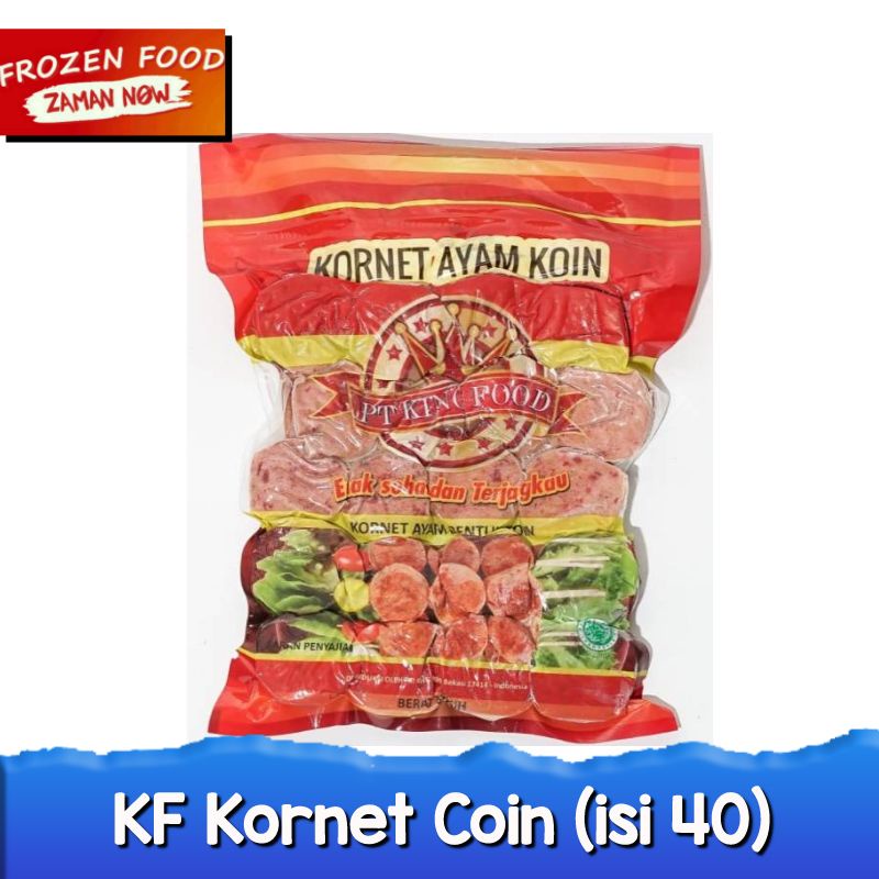 

Kornet Coin Ayam isi 40