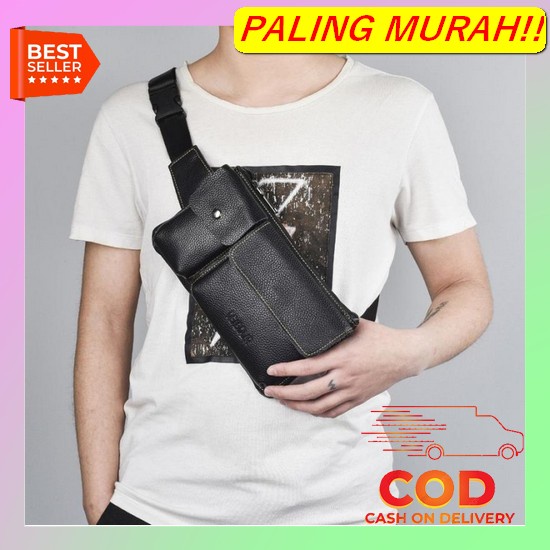 Tas Slempang Pria Selempang Pria Anti Air 2022 Terlaris Tas Selempang  Tas Selempang Kulit Pria Slin