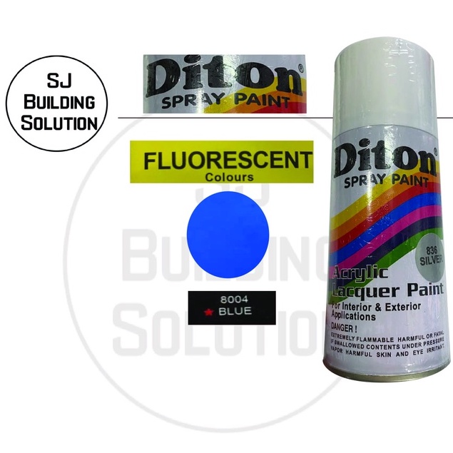 pilok pilox diton stabilo blue 8004 300cc biru 8004 Cat Semprot