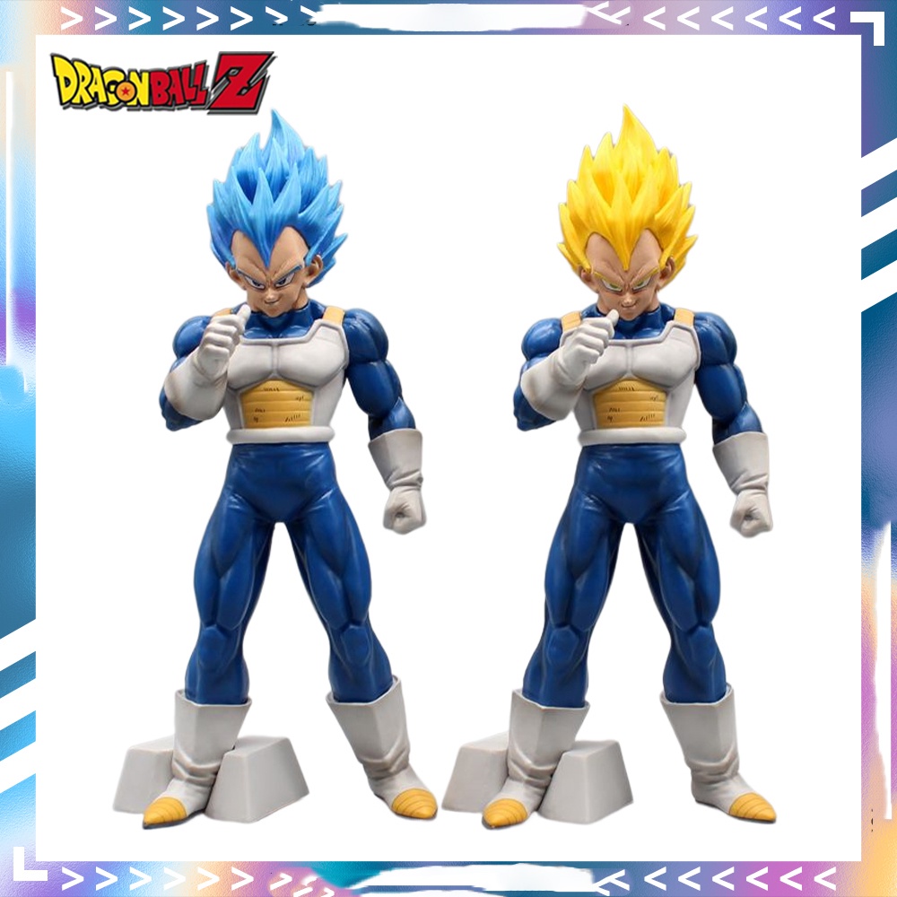 Mainan Action Figure Model DragonBall Super Saiyan God SS Vegeta Bahan Pvc Ukuran 30cm Untuk Koleksi