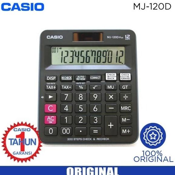 

Calculator Casio MJ-120D PLUS Original Asli (Kalkulator MJ 120)