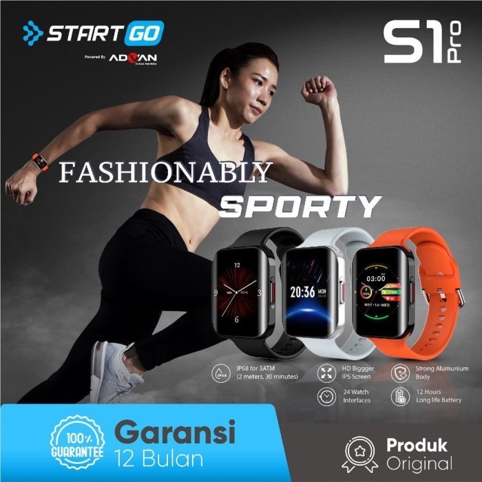 Smartwatch ADVAN STARTGO S1 PRO 1.69 IPS Screen - ADVAN S1 Pro