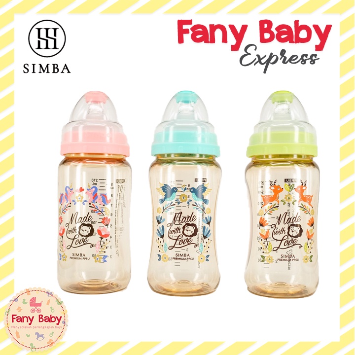 SIMBA PPSU DOROTHY WONDERLAND WIDE NECK FEEDING BOTTLE / 270ML