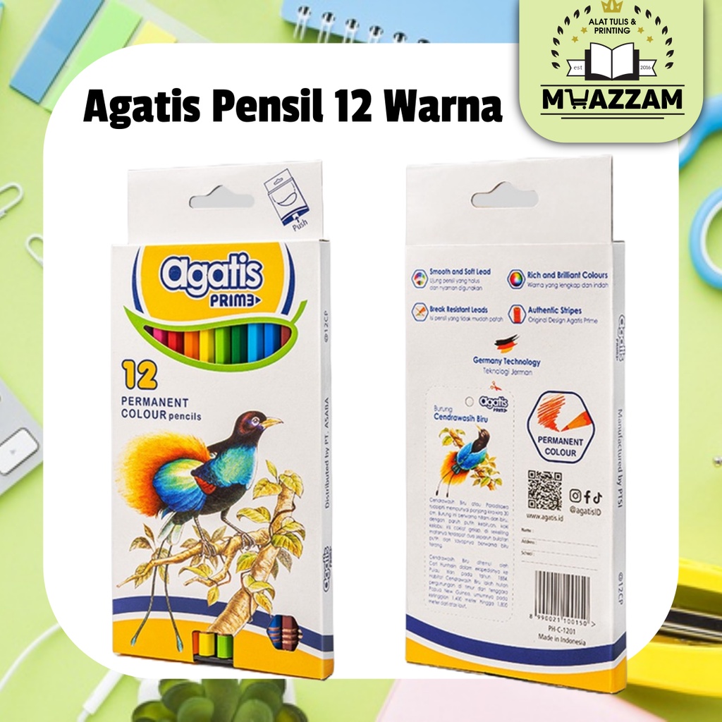 

Agatis Prime Pensil Warna 12 Warna Panjang