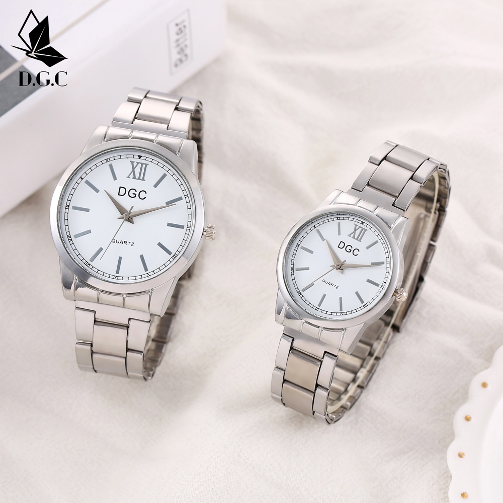 ✨DGC✨ COD JAM TANGAN WANITA MENONTON TALI STAINLESS STEEL RANTAI CRYSTAL KRISTAL PREMIUM WOMEN WATCH C95