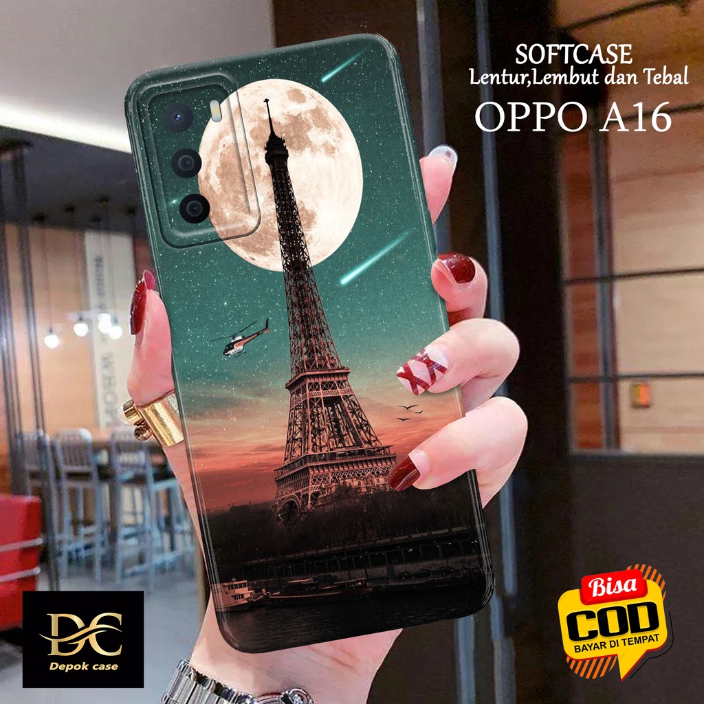 Case Oppo A16 Terbaru - Fashion Case PARIS - Casing Hp Oppo A16 Terbaru - Softcase Hp Oppo A16 Terba