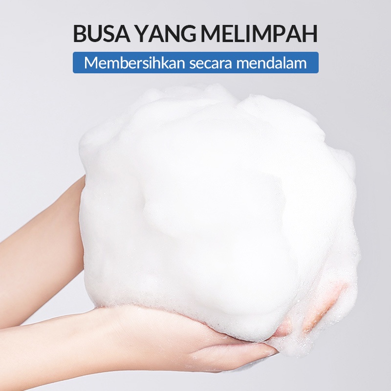 BISA COD BIOAQUA Face Wash Hyaluronic Acid Moisturizing Cleanser 100g Pembersih Wajah RUMAH CANTIK 354