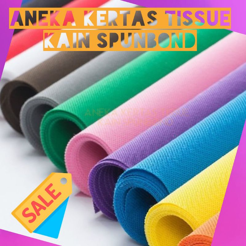 

Kertas buket kain spunbond per meter murah / Kain pembungkus buket per meter