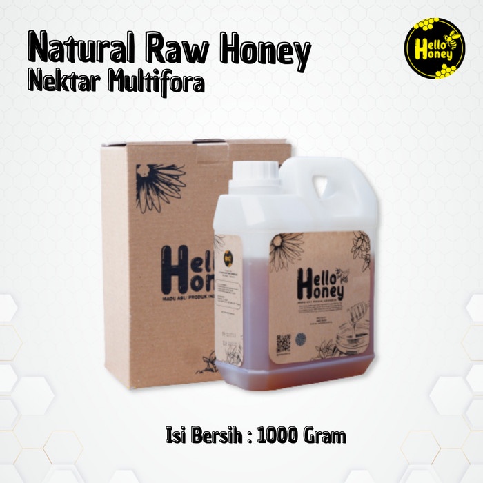 

HelloHoney Madu Hutan Asli ( Manis 1KG ) 100%